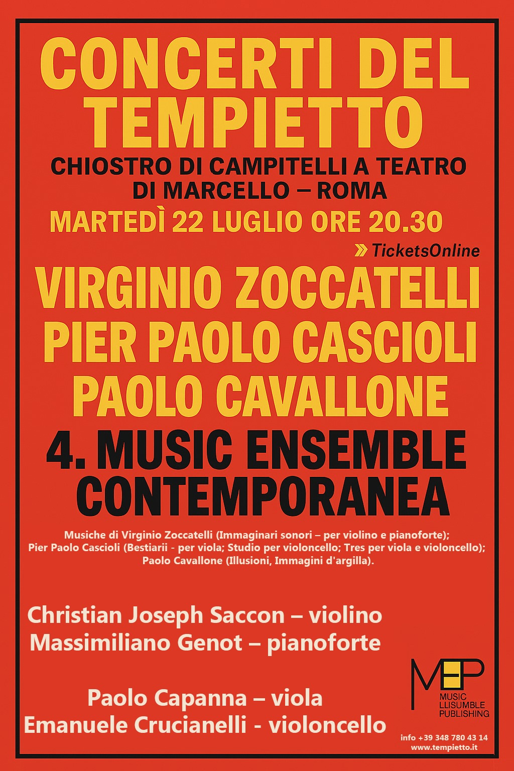 Music ensemble - quarto concerto